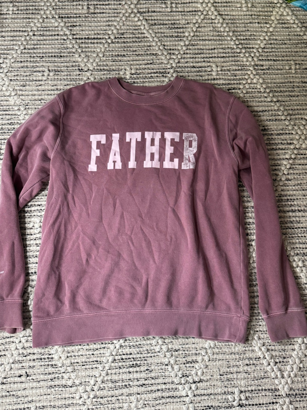 Father Mauve Crewneck Sweatshirt